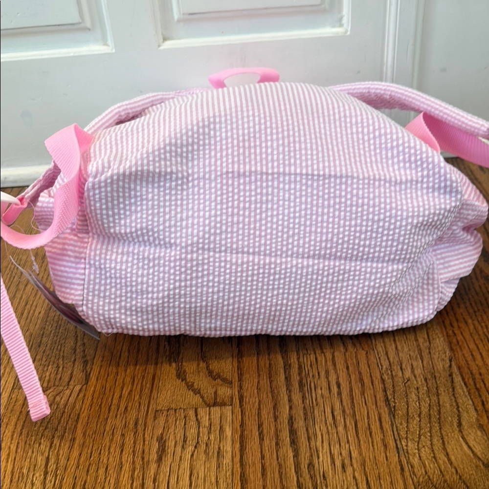 Pink Striped Backpack - Picture 4 of 5